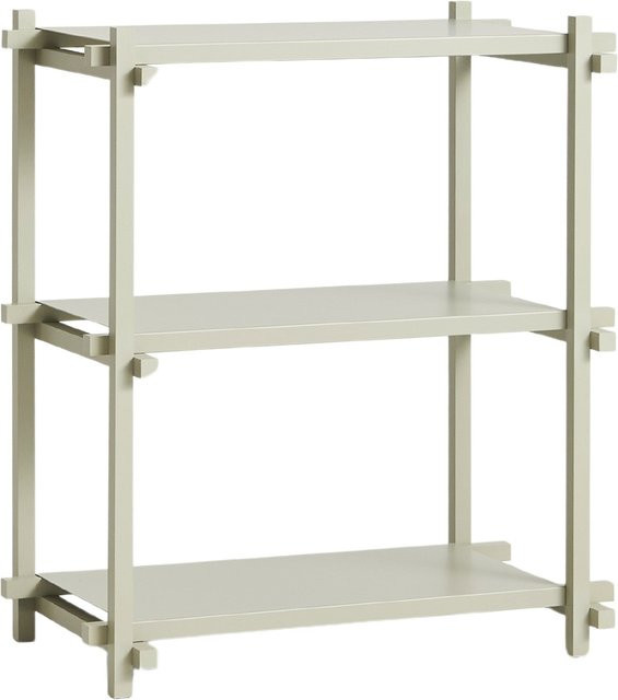 HAY Woody Regal in Grau mit Eiche und Buche im modernen Design - Bild 1