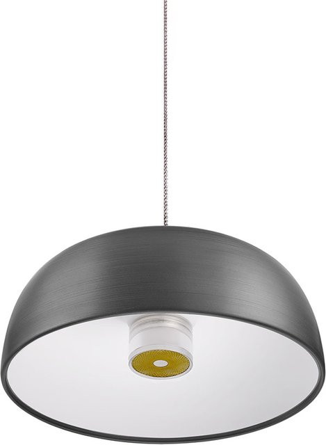 Lumina Tia 200 LED-Pendelleuchte in Schwarz matt, dimmbar, modern und rund aus Aluminium und Glas - Bild 1