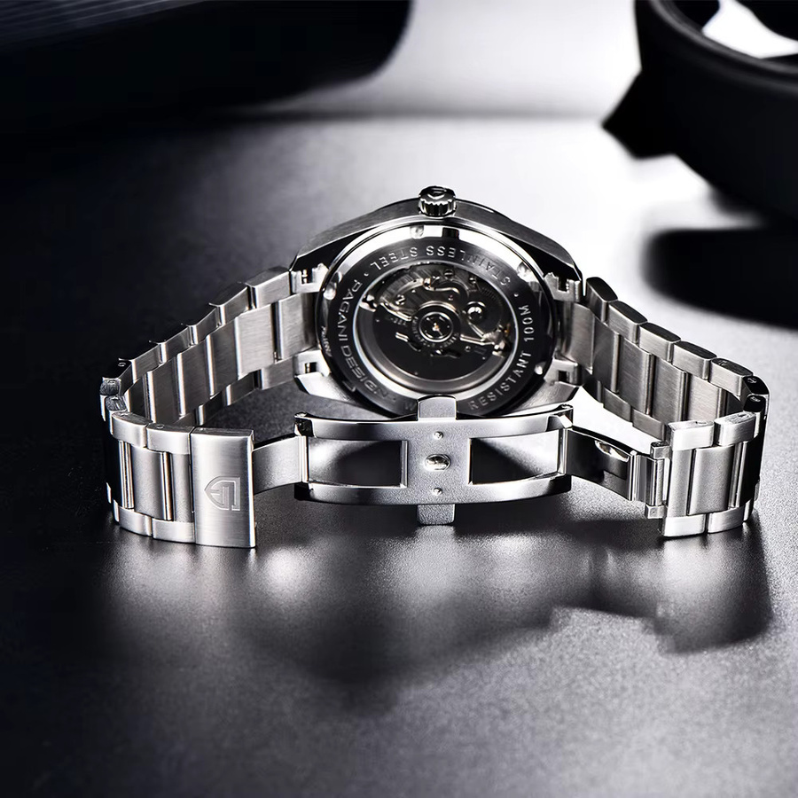 Pagani Design Automatik-Armbanduhr, Edelstahl, Saphirglas, Herren - Bild 6