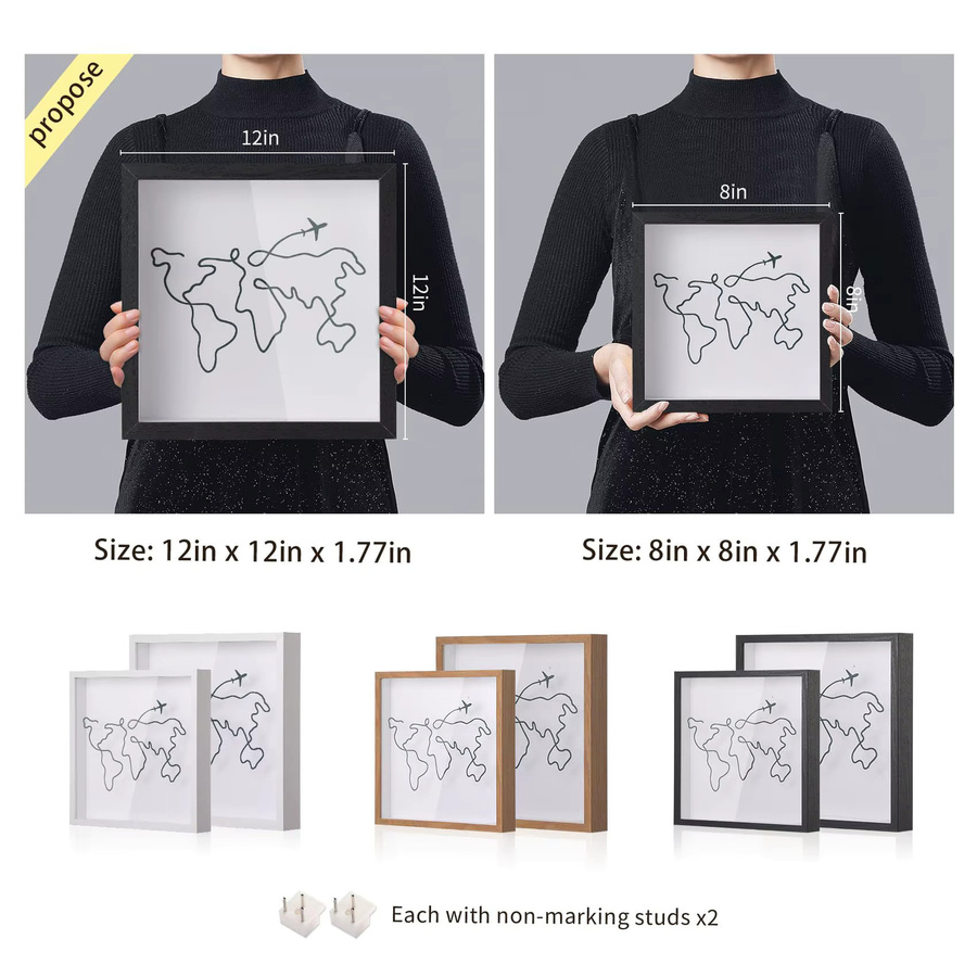 Transparente Abenteuer-Archivbox als Gedenk-Aufbewahrungsbox und Stempelalbum in Weiß, B/T/H: 20,3 x 20,3 x 20,3 cm - Bild 3