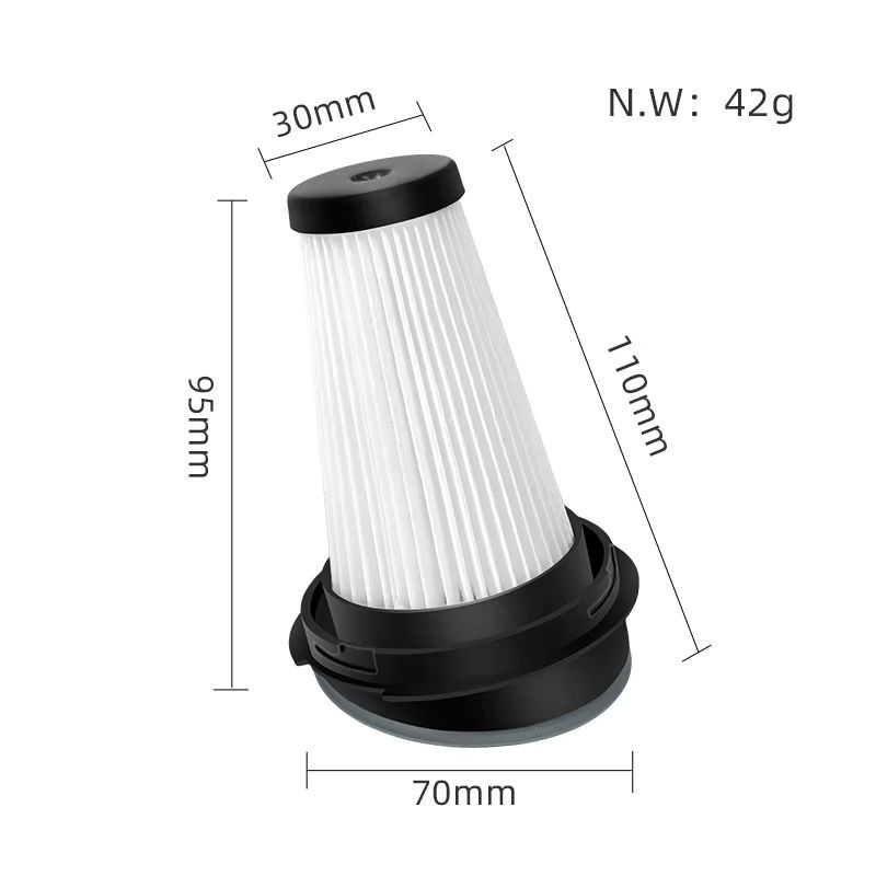5er Set waschbare Filter für Rowenta ZR005202 RH72 X-Pert Easy MS722/MOU Moulinex MS7221 und Tefal TY723 Staubsauger in Weiß - Bild 2