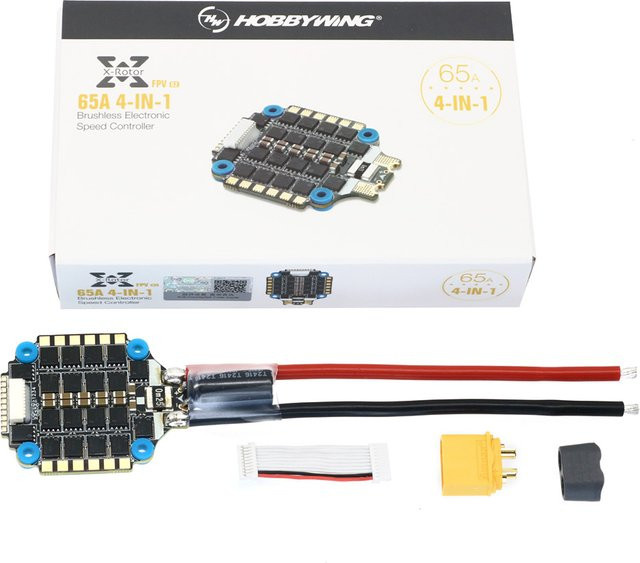 Hobbywing Xrotor AM32 4in1 G2 ESC 3-6S oder F7 Cabrio Flight Controller für RC FPV Racing Drone - Bild 1