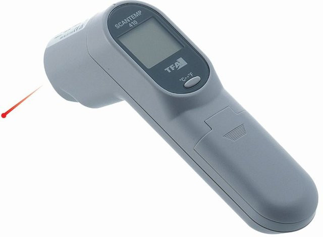 Schneider Infrarot-Thermometer in Grau, L x B x H: 17,5 x 3,9 x 7,9 cm - Bild 1