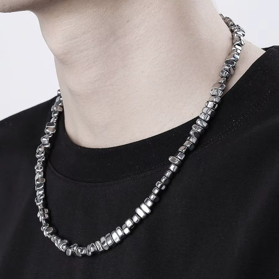 Noter Halskette Hämatit, Unisex - Bild 3