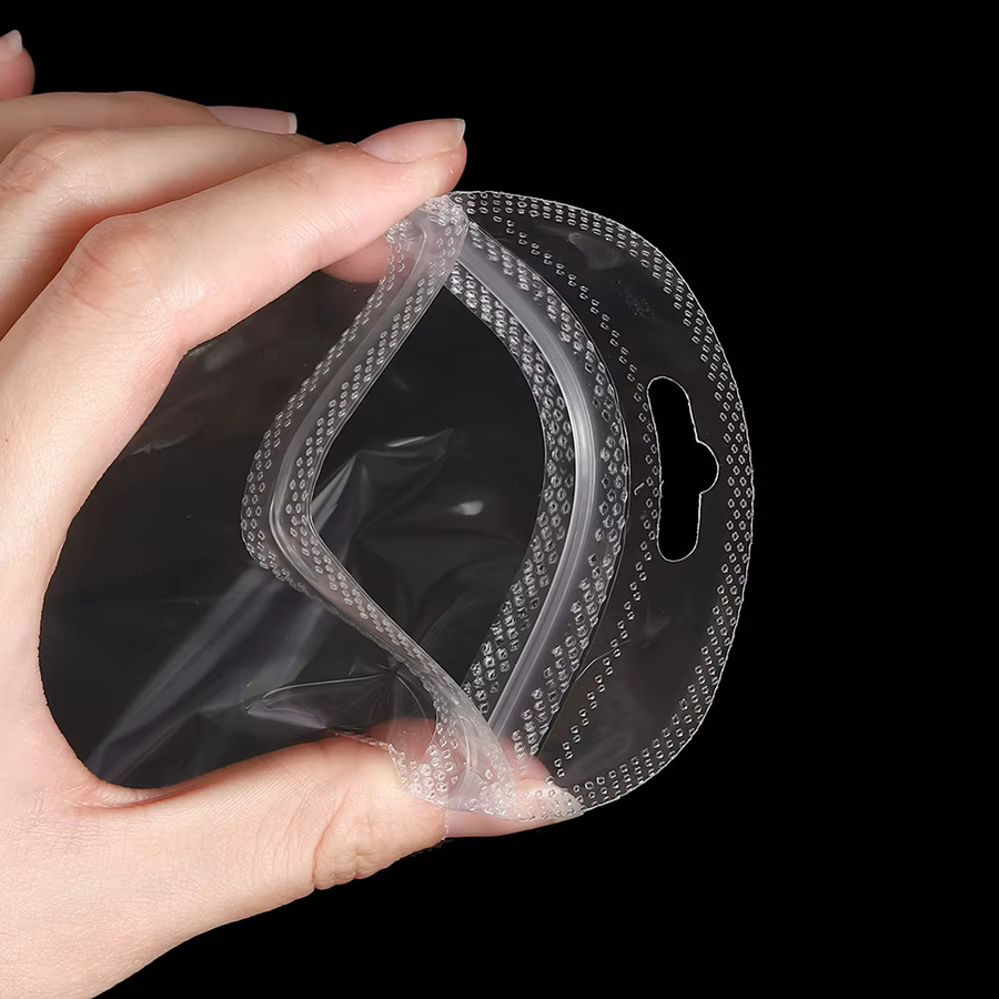 50 Stück AGCFABS Transparente OPP Schmuckbeutel aus Kunststoff zum Selbstverschluss für Halsketten und Organizer - Bild 2
