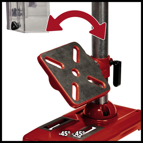 Einhell Expert Säulenbohrmaschine 450W Netzbetrieb rot - Bild 4