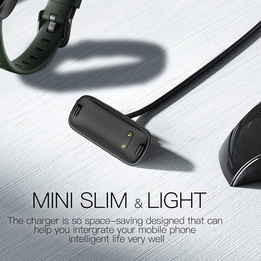Hujerl USB-Ladekabel für Fitbit Inspire 3 in Schwarz, 1m Länge - Bild 2