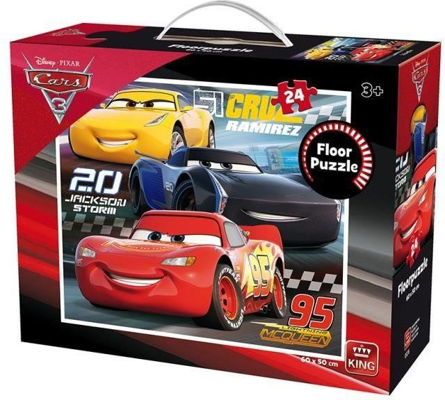Disney Cars 3 Bodenpuzzle, 24 Teile, ab 3 Jahre - Bild 1