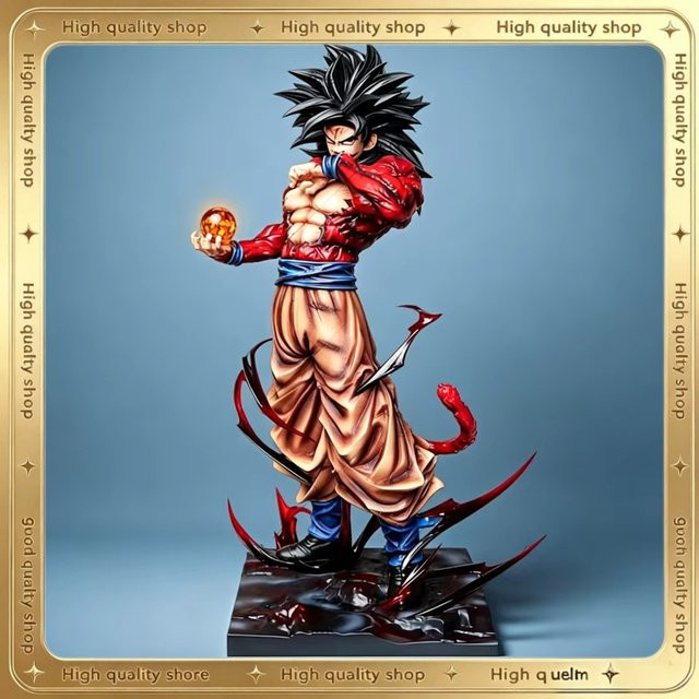 Bandai Dragon Ball Son Goku Super Saiyajin 4 GK Figur, 33cm, Kunststoff - Bild 1