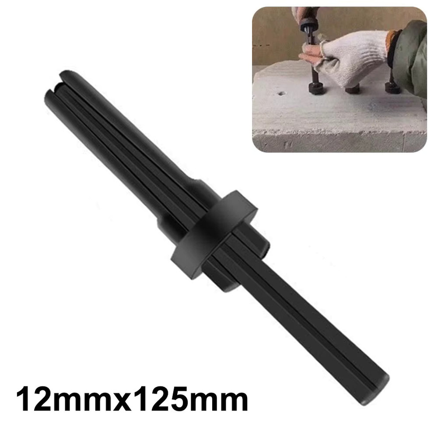 DAZZLEEX Stein-Spaltkeil für Beton und Gestein, Schwarz, B: 12,5 cm, H: 12 cm - Bild 2