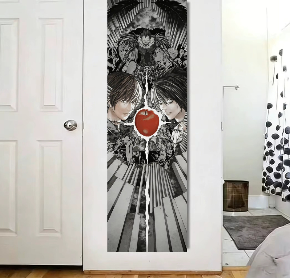 VIKAMA Animations-Wandteppich Night God Moon in Multicolour, Anime-Hintergrund zur Raumdekoration, Breite: 150 cm, Höhe: 40 cm - Bild 3