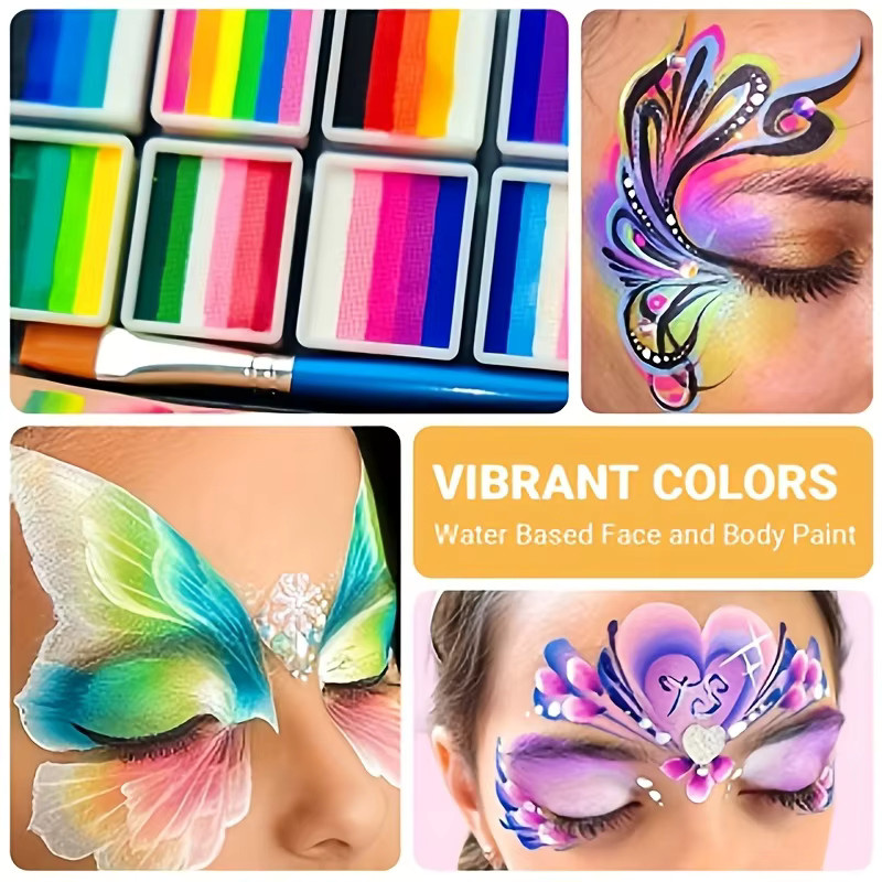 EYIR Gesichts- und Körperfarbenpalette, 65 Farben, Unisex - Bild 3