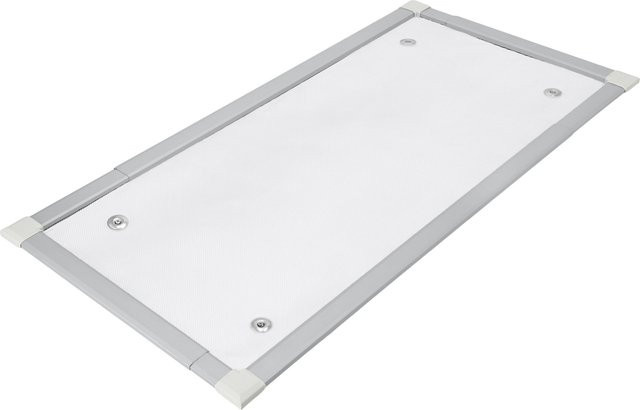 LIVARNO Lichtschachtabdeckung teleskopierbar aus Aluminium und Kunststoff in Silber und Grau - Bild 1