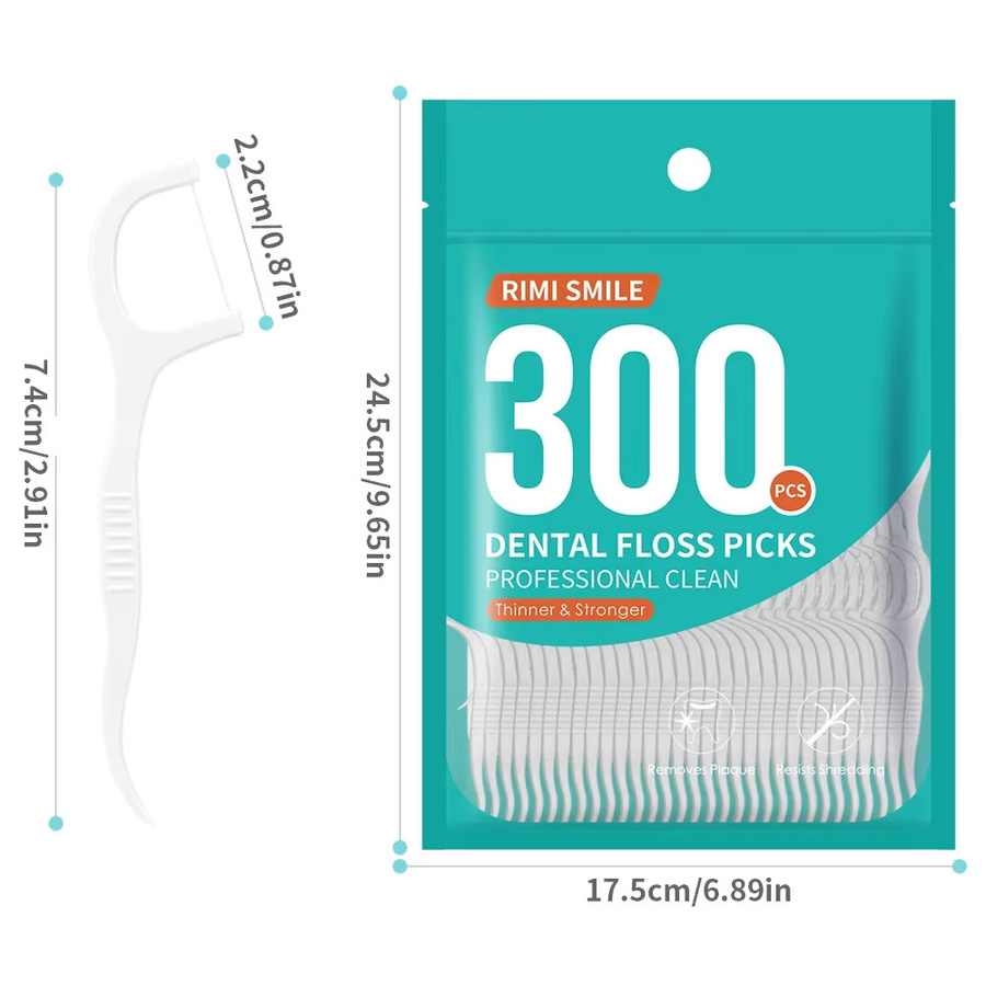 vvocci Zahnseide-Sticks, 300/600/1200 Stück, Mundhygiene - Bild 2