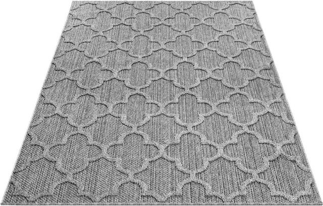 Ayyildiz In- und Outdoor-Teppich Patara in Grau mit Sisal-Optik, B/L: 240 x 340 cm - Bild 1