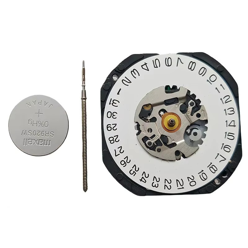 CHIICSMART Uhrenwerk VX32E, Metallquarzwerk, Silber, Datum, Kalender - Bild 4