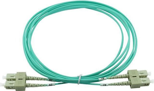 Corning BlueOptics Duplex LWL Patchkabel SC-UPC/SC-UPC Multimode OM3 G50/125µm beige 15 Meter - Bild 1