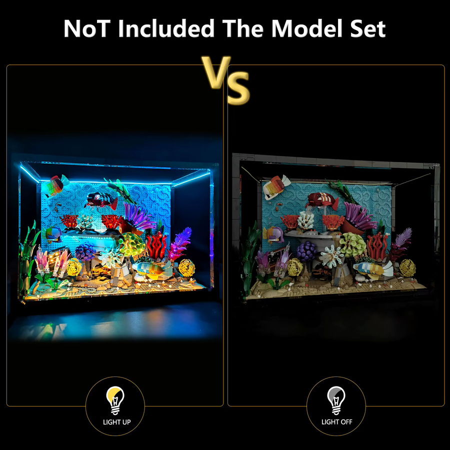 LYBMTWF LED-Beleuchtungsset, tropisches Aquarium, DIY-Beleuchtungsset - Bild 2