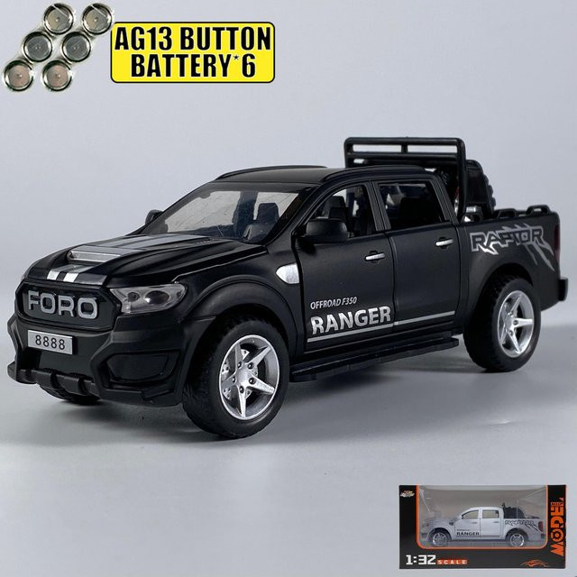 Linyi toy car Ford Ranger Raptor Stil Offroad Pickup F350 Livery Edition, Modellauto, 1:32, Metall, ab 18 Jahre - Bild 1