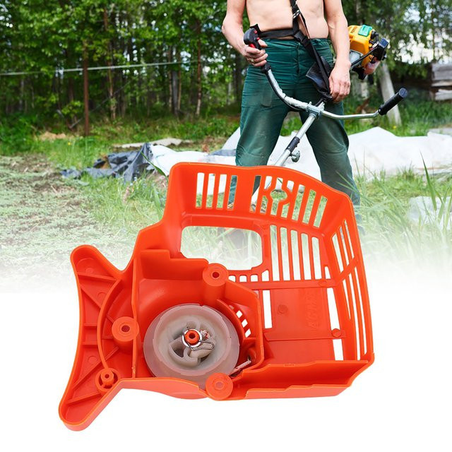 Stihl Seilzugstarter Starter-Baugruppe mit Spannvorrichtung in Orange für FS38 FS45 FS46 FS55 FC55 HL45 KM55 - Bild 1