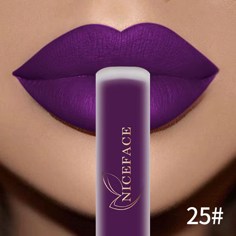 QiBest Liquid Lipstick Nude, Ultra Matte, Damen - Bild 2