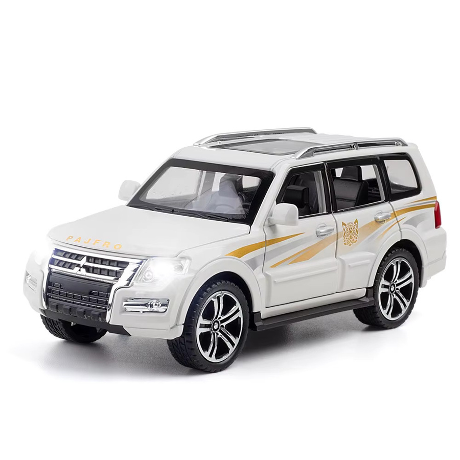 RMZ city Pajero EVO Automodell, 1:32, mit Licht und Sound, Druckguss-Fahrzeug - Bild 6