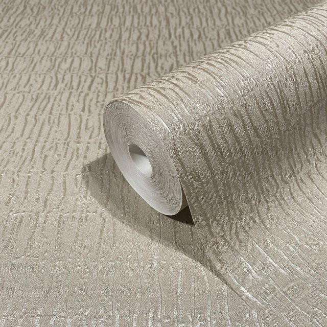 Marburg Vliestapete Struktur Modern in Beige-Braun mit abstraktem Design und FSC-Zertifizierung - Bild 1