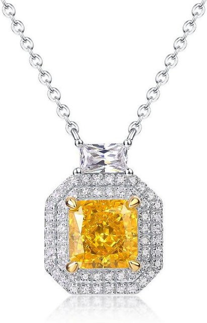 POMOiii Halskette 925 Silber, Diamant, Damen - Bild 1
