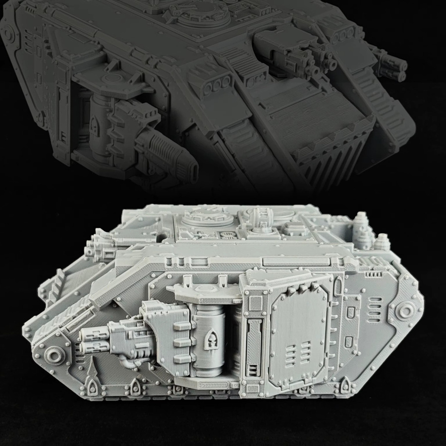 HENGSHI Panzer-Miniaturmodell, Dunkle Gothic-Sci-Fi-Stil, Weltraum, Kunststoff, Grau - Bild 2