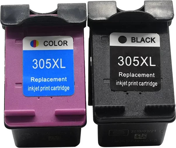 Kompatible Tintenpatronen Set für HP 305XL, Schwarz und Multicolor, passend für HP Deskjet 2320, 2710, 2720, 2730, 1210 und 1215 Drucker - Bild 1