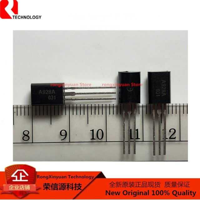 20er Set RONGXINYUAN 2SA928A KSA928A Audio-Leistungsverstärker Transistoren in Schwarz im TO-92L Gehäuse - Bild 1