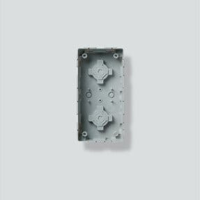 Siedle GU 611-2/1-0 Unterputzdose aus Kunststoff in Grau - Bild 1