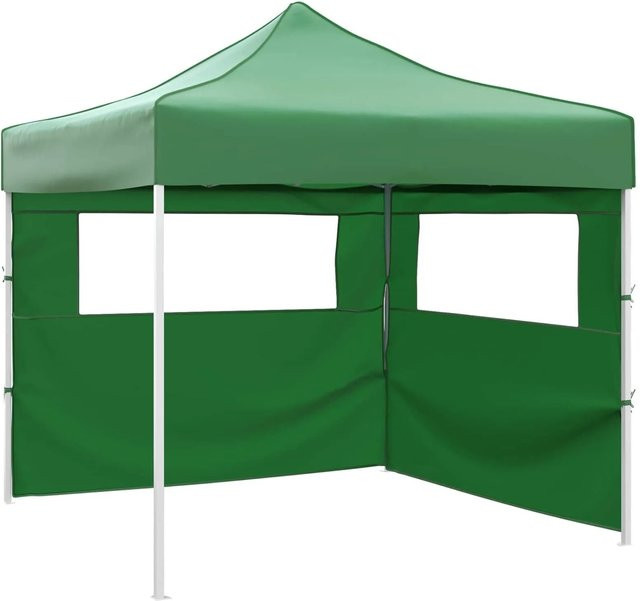 vidaXL Party-Zelt Grün aus Oxford-Stoff und PVC, B/T/H: 292 x 292 x 315 cm - Bild 1
