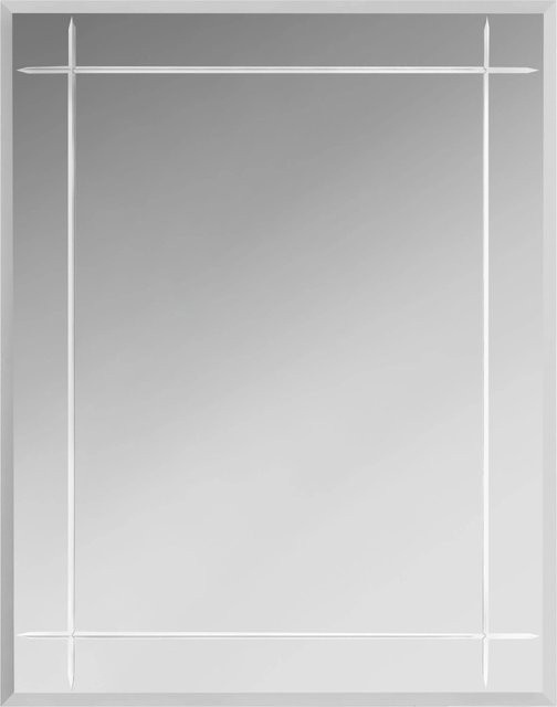 Jokey Rillenspiegel Karo in Kristall-Optik, rechteckig, transparent, B: 70 cm, H: 90 cm - Bild 1