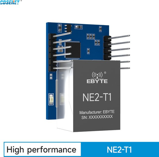 CDSENET Serielle TTL zu Ethernet RJ45 Modul NE2-T1/NE2-T1B Blau für Modbus TCP zu RTU IoT MQTT Kommunikation - Bild 1