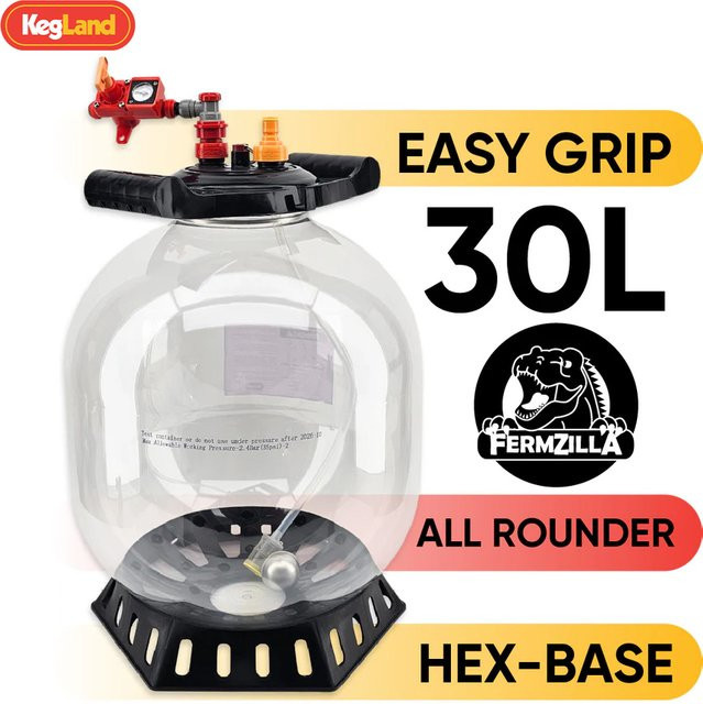 KegLand FermZilla All Rounder Druckbraueset 30l transparent - Bild 1
