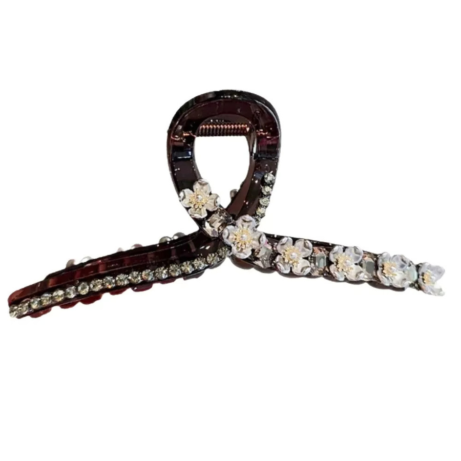 HIYAYZ Haarklammer Strass-Blumen, Damen - Bild 2