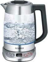 Severin Glas Tee- und Wasserkocher Deluxe WK 3480, transparent - Bild 1