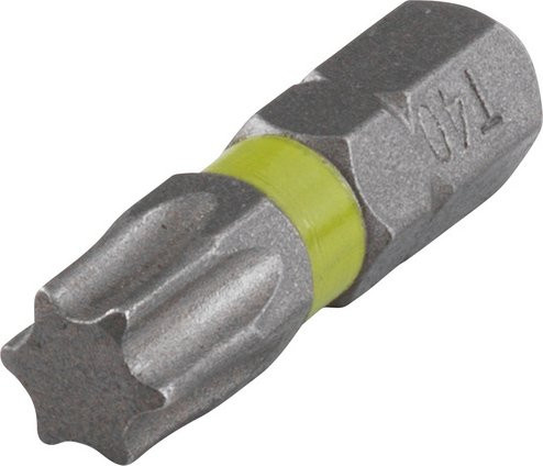 Wolfcraft Schraubendreher-Bit T40 mit 1/4-Zoll-Sechskant, 2 Stück, grau - Bild 1