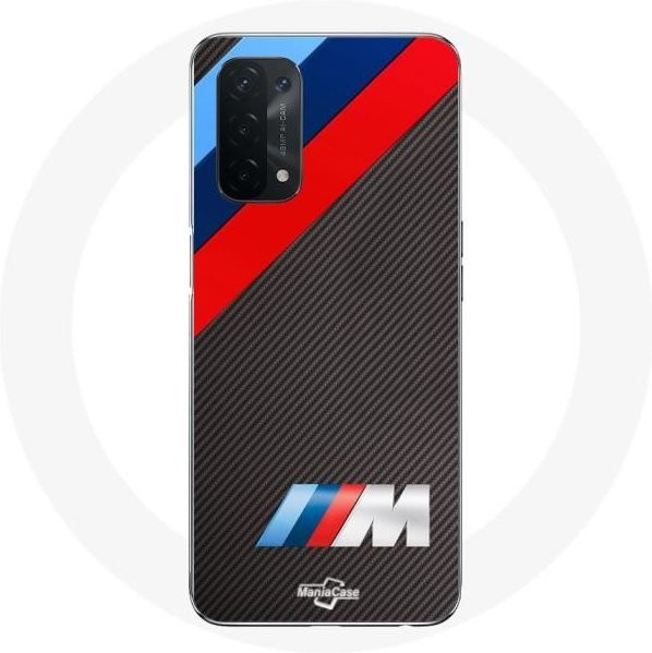 MANIACASE Handyhülle BMW M Collection für Oppo A74 5G in Weiß - Bild 1