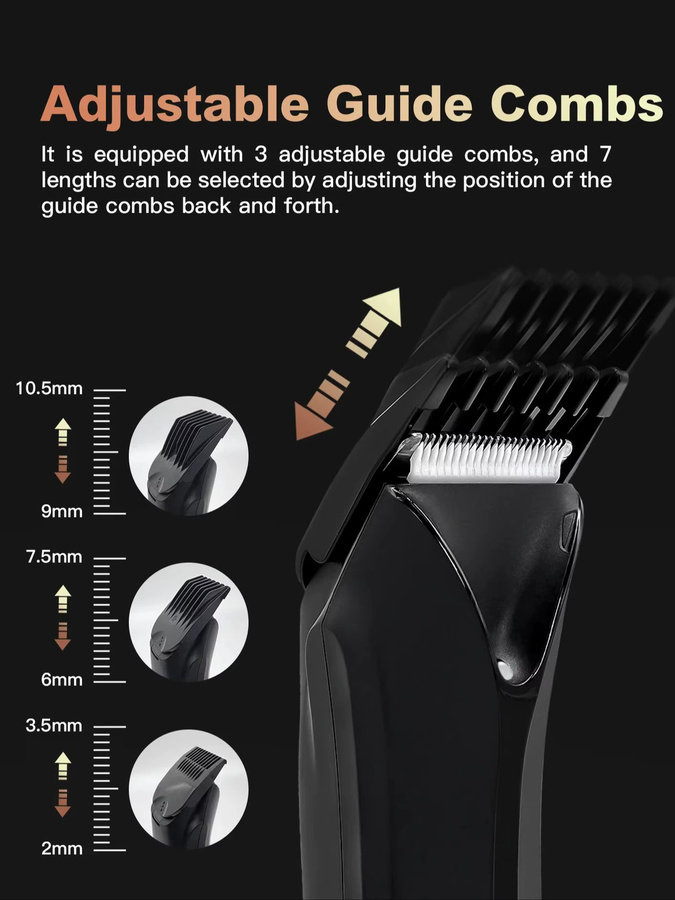 Manscaped Ball Trimmer, elektrisches Körperhaartrimmer-Set für Herren, Black - Bild 7