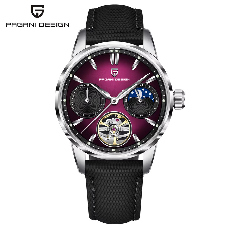 Pagani Design Armbanduhr, Automatik, Herren, Tourbillon, Mondphase - Bild 7