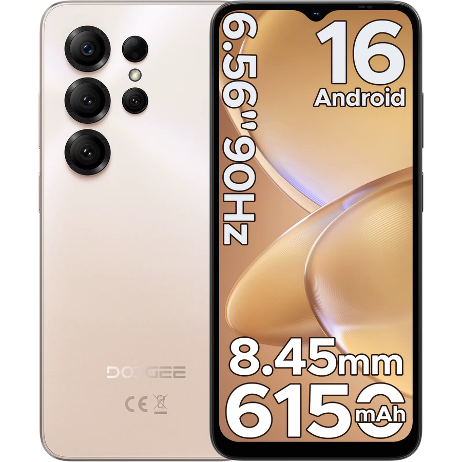 DOOGEE Note56 X Smartphone Gold mit 64GB ROM, 24GB RAM und 6,56 Zoll Display - Bild 3