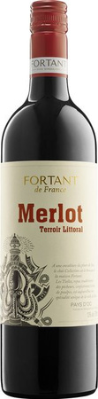 Fortant de France Terroir Littoral Merlot trocken 2024 Rotwein 0,75 l