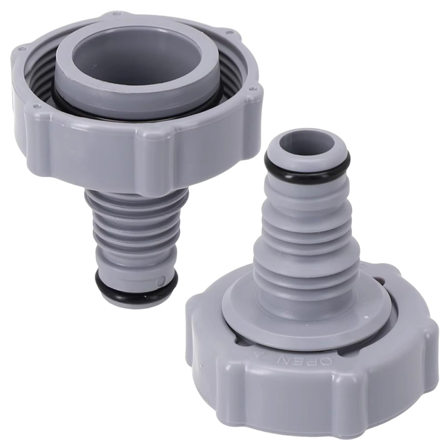 Bestway Pool-Ablaufventil Adapter für Schwimmbad-Entwässerung und Rückspülleitungen, Grau - Bild 2