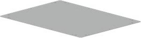 Siemens Dach aus Stahl in Grau, B/T/H: 40,0 x 80,0 x 195,0 cm - Bild 1
