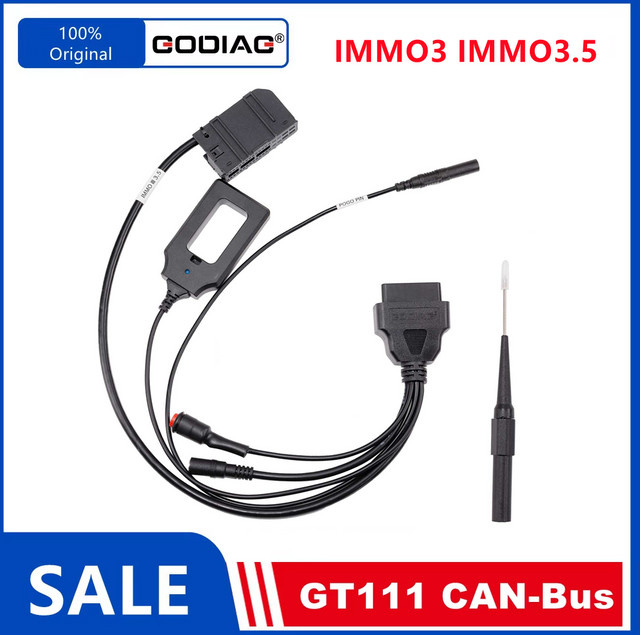 GODIAG GT111 VAG IMMO Prog CAN-Bus Testplattformkabel für VW Skoda Seat in Schwarz - Bild 1
