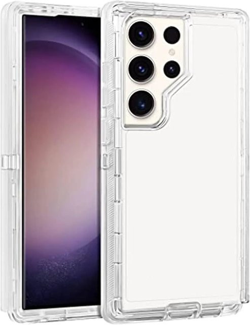 Robuste transparente und stoßfeste Schutzhülle für Samsung Galaxy S-Serie und Note 20 Plus, staubdichtes 3 in 1 Design - Bild 1