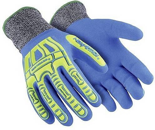 HexArmor Rig Lizard 7102 6065210 Schnittschutzhandschuhe aus Polyethylen, Glasfaser und Nylon in Blau, Größe XL - Bild 1