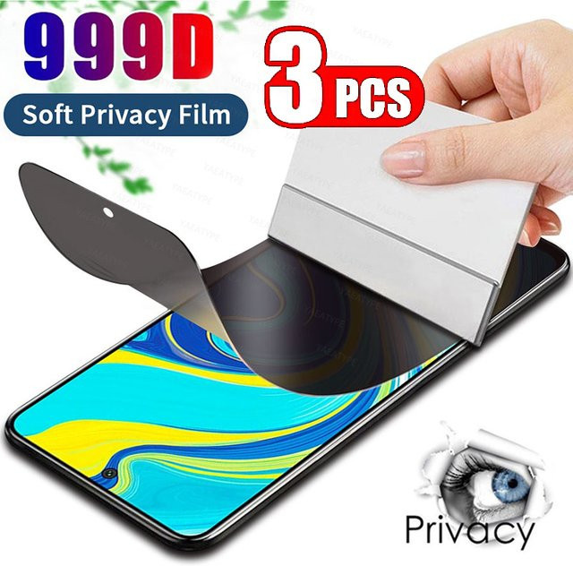3er-Set Hydrogel Privatsphäre Displayschutz für Vivo S19 S20 Y200 GT Pro Plus Y200t Y200i 5G V2343A Anti-Spy Schutzfolie - Bild 1